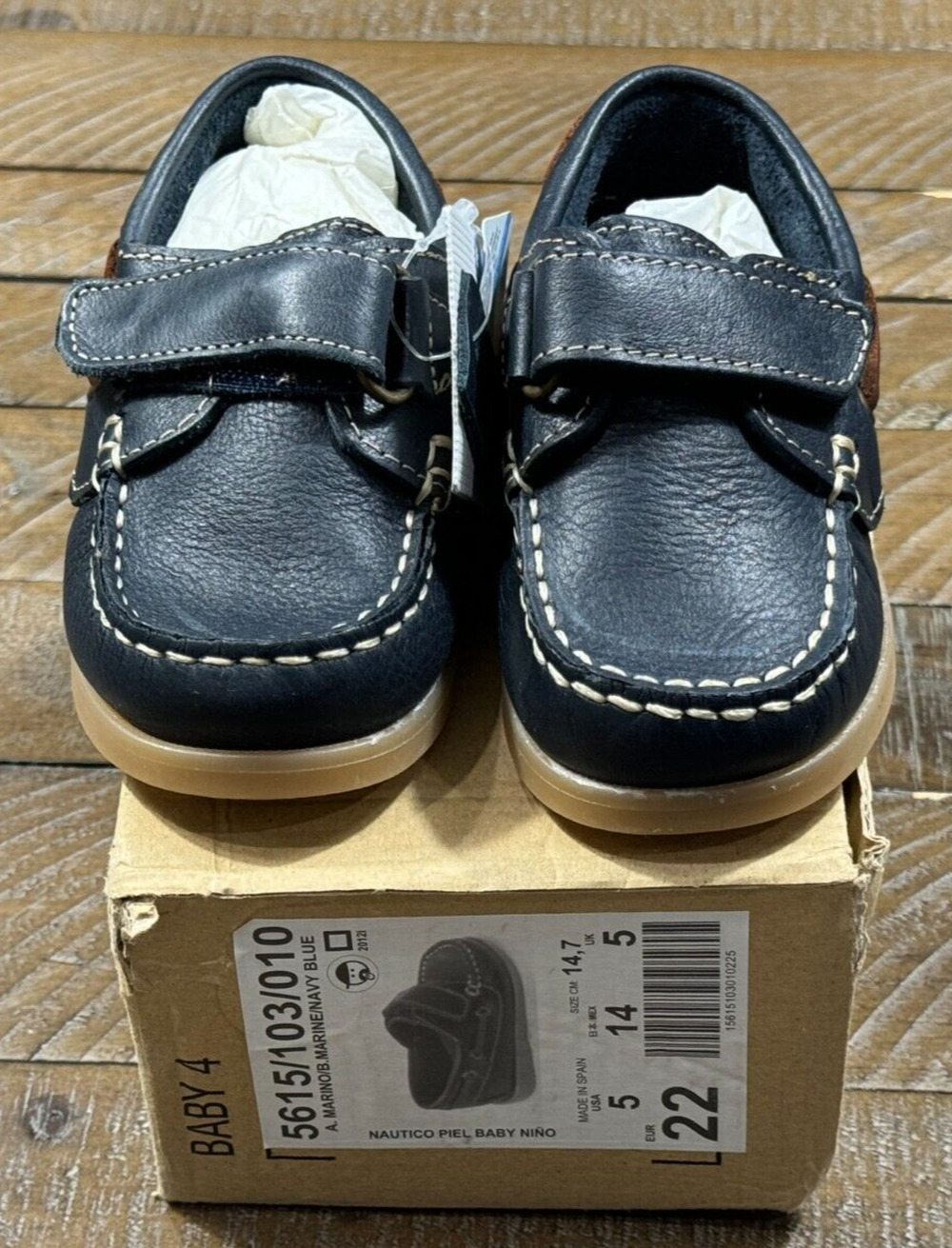 Zara Baby Tassel Loafer Slip On Shoes Navy Blue - US Size 5 Toddler EU 22
